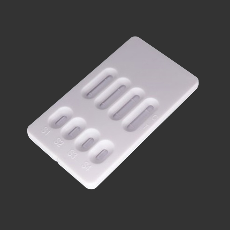 Caixa de plástico para kit de teste IVD